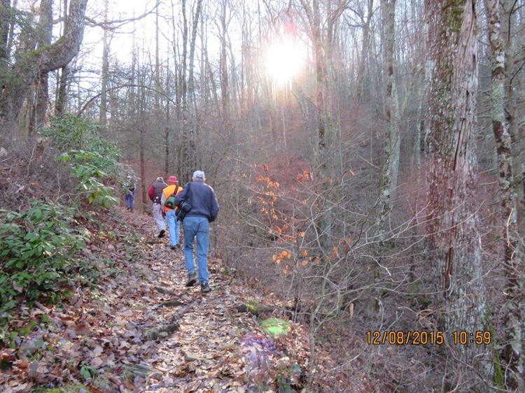Headed southward toward Rock Gap