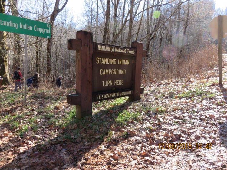 Here we cross Old Highway 64.