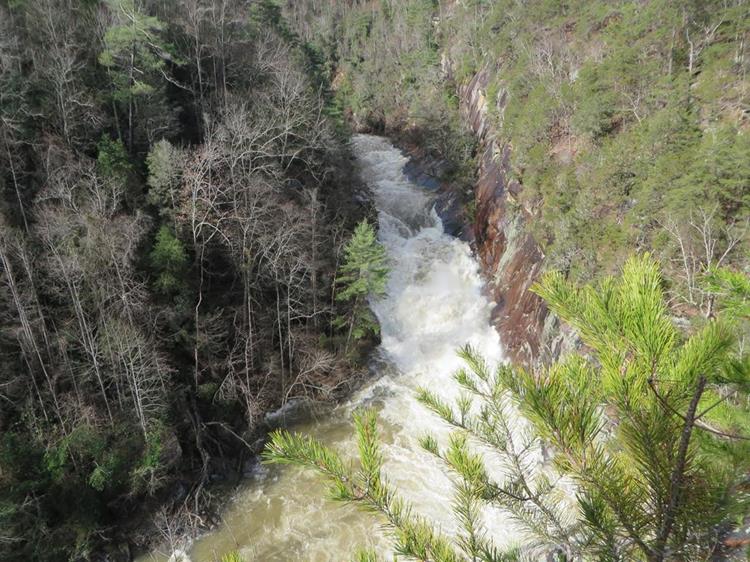 Much more water than on a water release day!