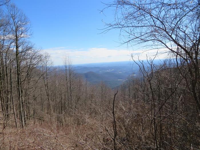 The view from Woody Gap.