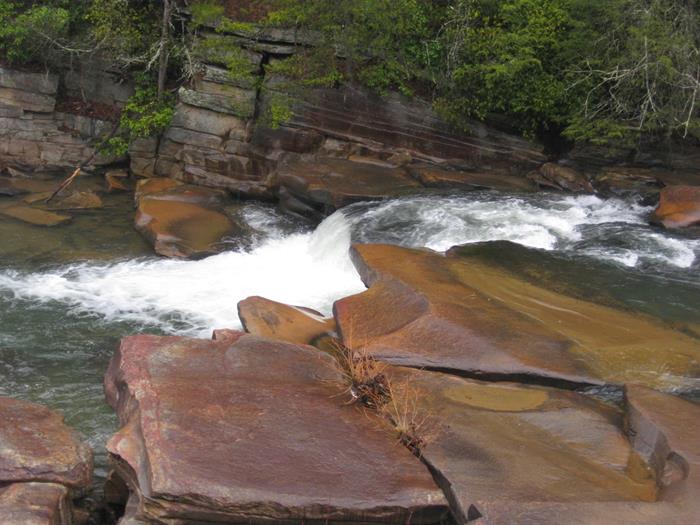 Nice rapids just before the Tallulah River runs into Tallulah Falls Lake.