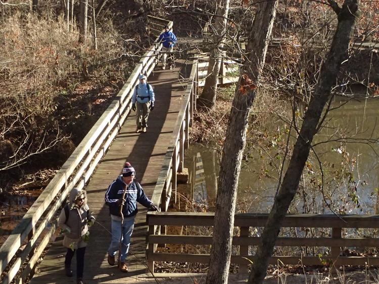 Nice footbridges along the trail.