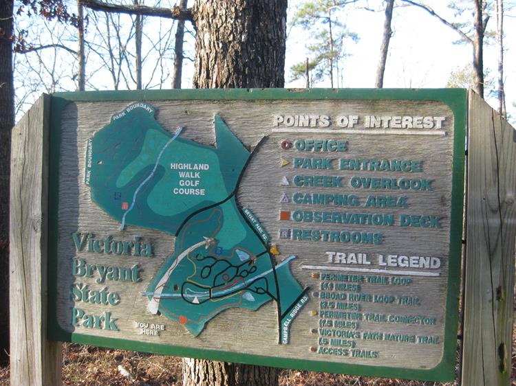 Nice trail info. signs.
