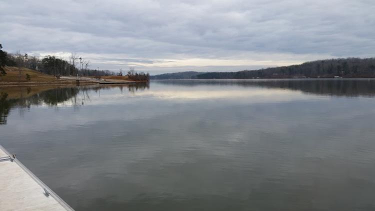 Nice lake view from one of the docks.