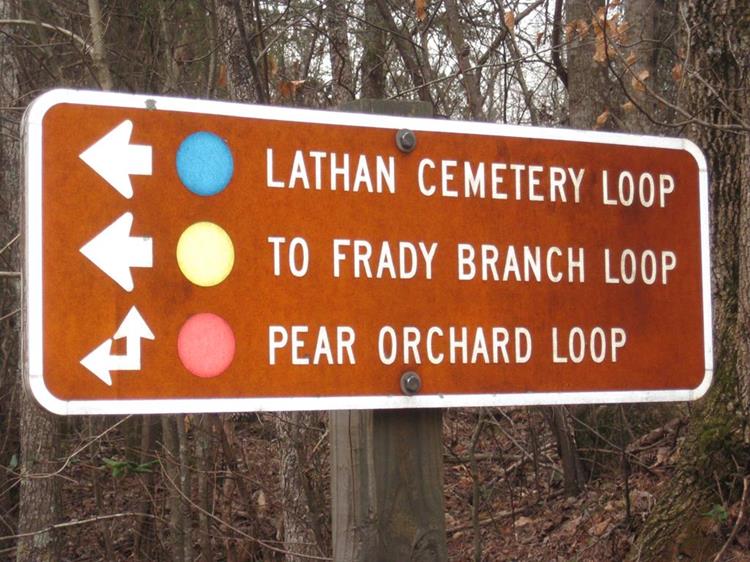 The three trails planned for the day!