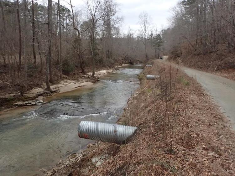 After realizing where we are, we walk up Guard Camp Rd. along the Broad River. Tony called Donna and his brother Bob to come and shuttle us back to our starting point. We ended up hiking 8.75 - 10+ miles.