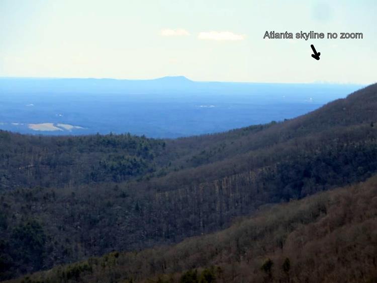 You can see Atlanta if you squint your eyes!