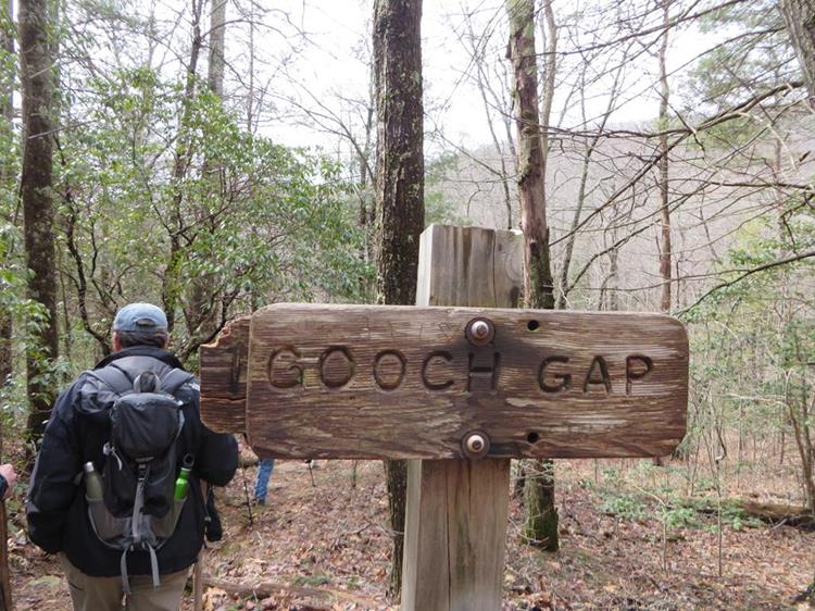 We arive at Gooch Gap.