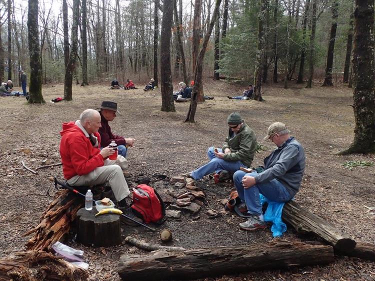Lunchtime at Gooch Gap!