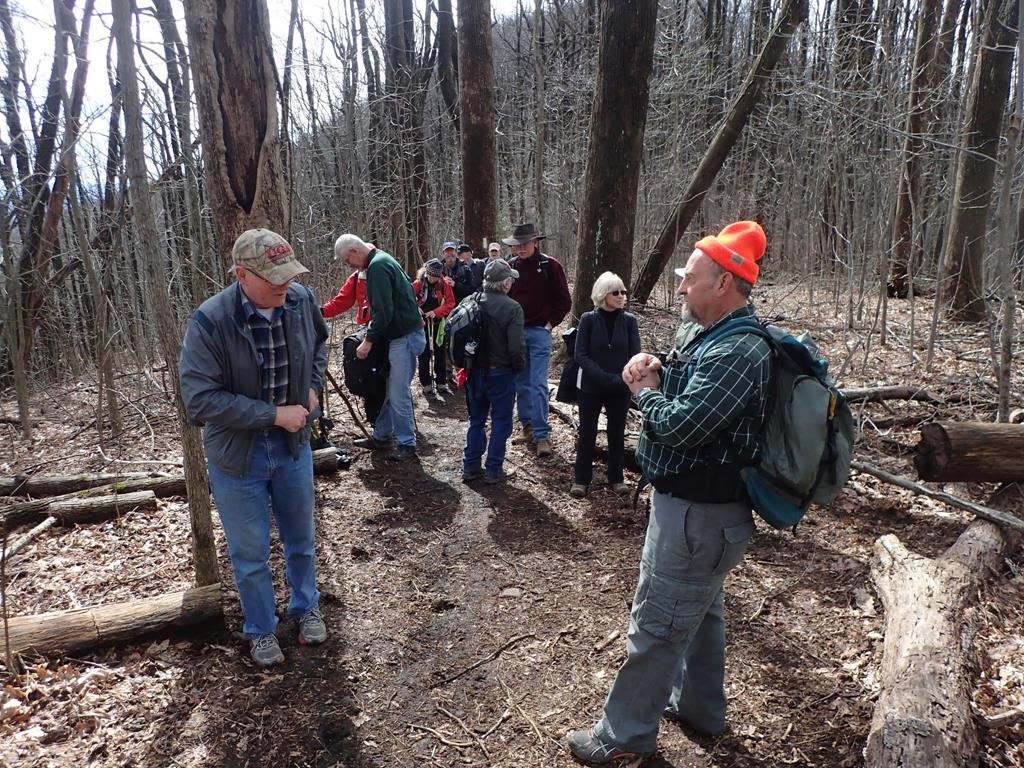 We met 9 thru-hikers headed for Maine today. Only 18 miles into their hike, they all looked fresh!