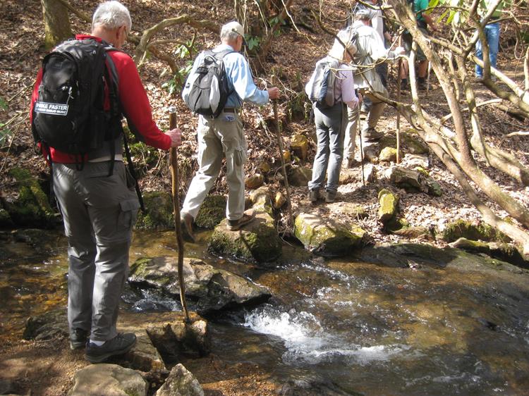 Creek crossing #1.