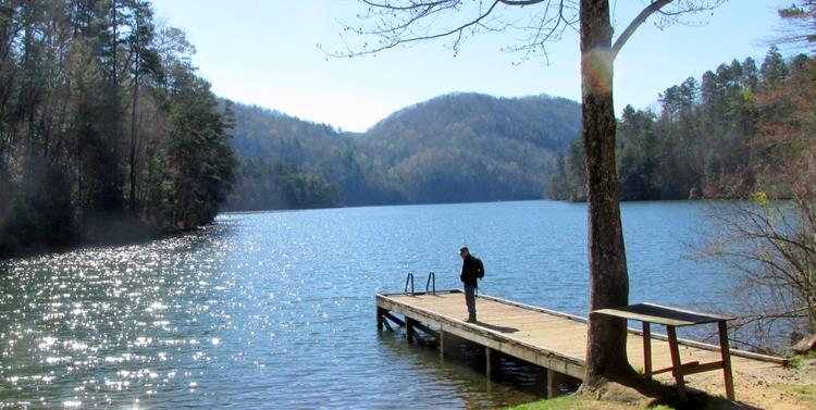 The Stoneplace Boat Dock and Ramp. Our lunchtime destination!