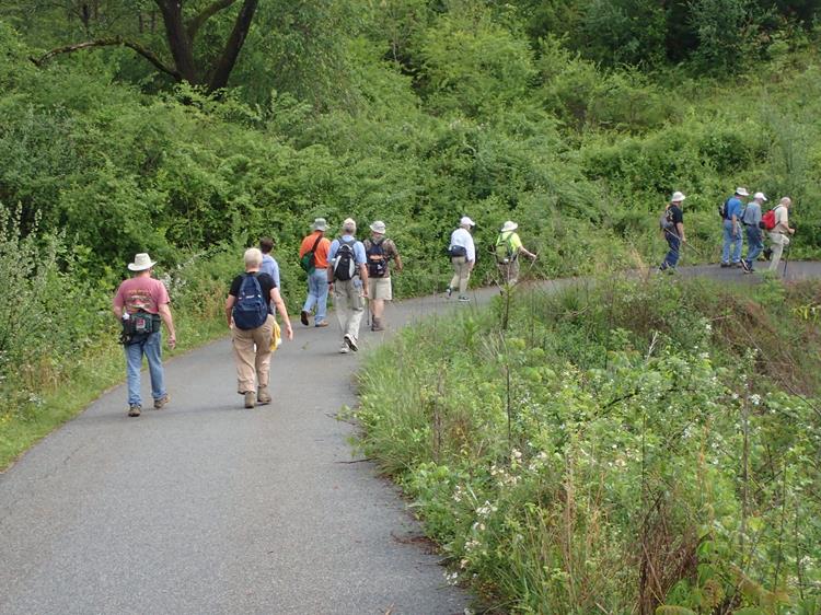 The beautiful Greenway Trail.