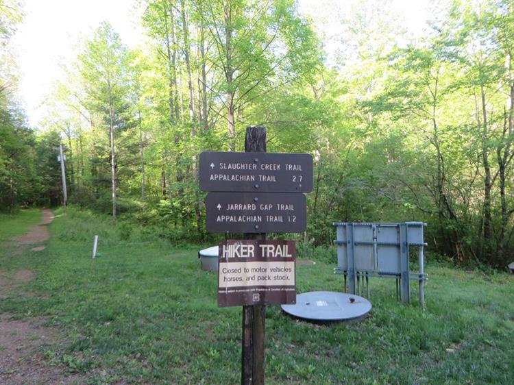 The trailhead