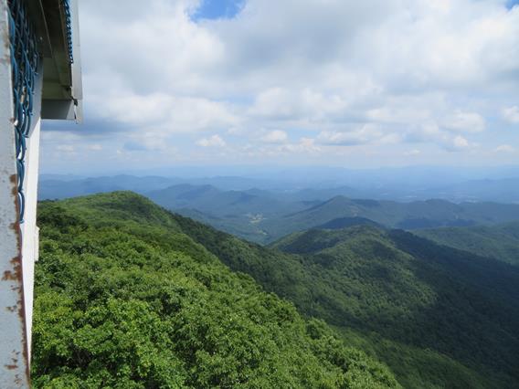 Awesome views from high in the tower.