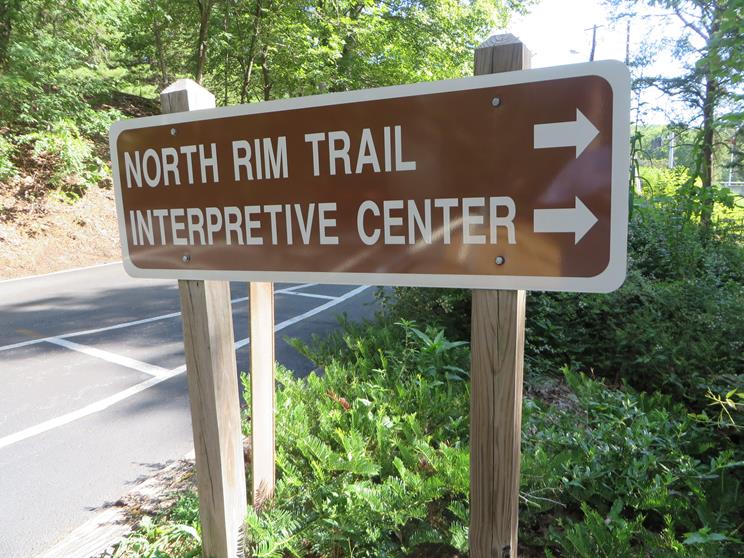 Headed for the gorge rim trails.