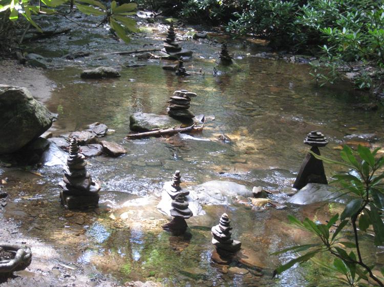 Stop it! Enough is enough with this rock stacking fad. Leave the creek in its natural beauty!