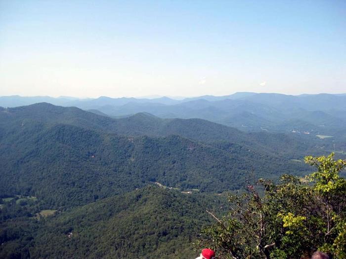 Beautiful layers of mountains.