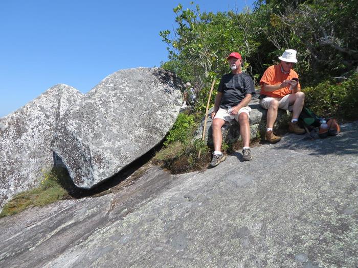 Lunchtime on Whiterock Mt.!