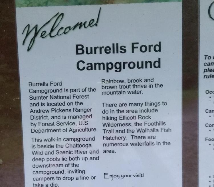 Information board.
