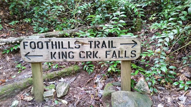 Next, we take the side trail up to spectacular King Creek Falls.