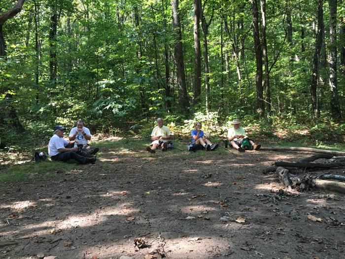 Lunchtime at Miller Gap!