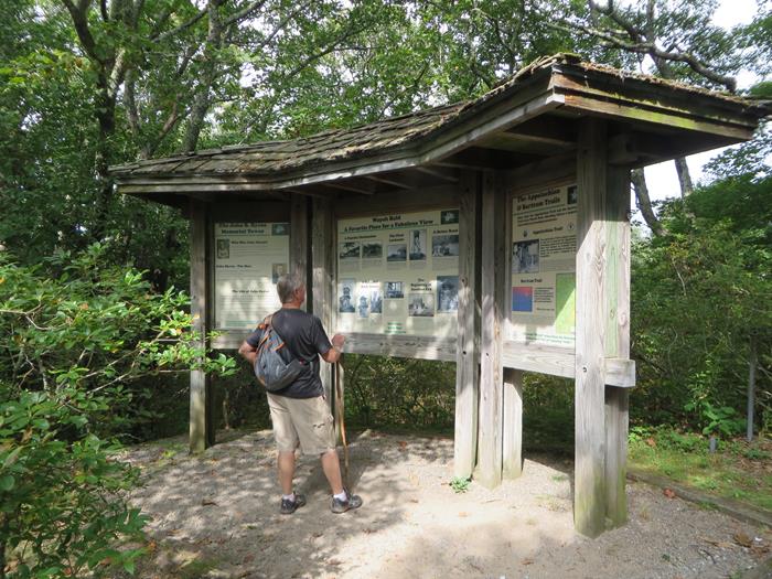 Nice sign board provides great historical information.