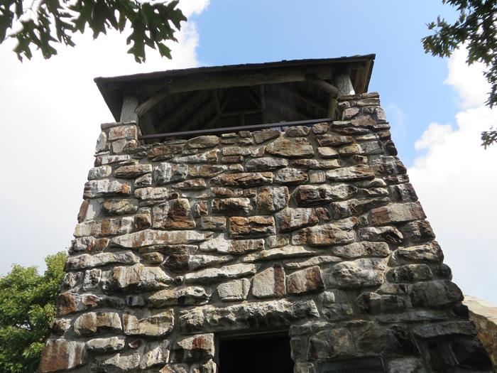 The historic Wayah Bald Tower