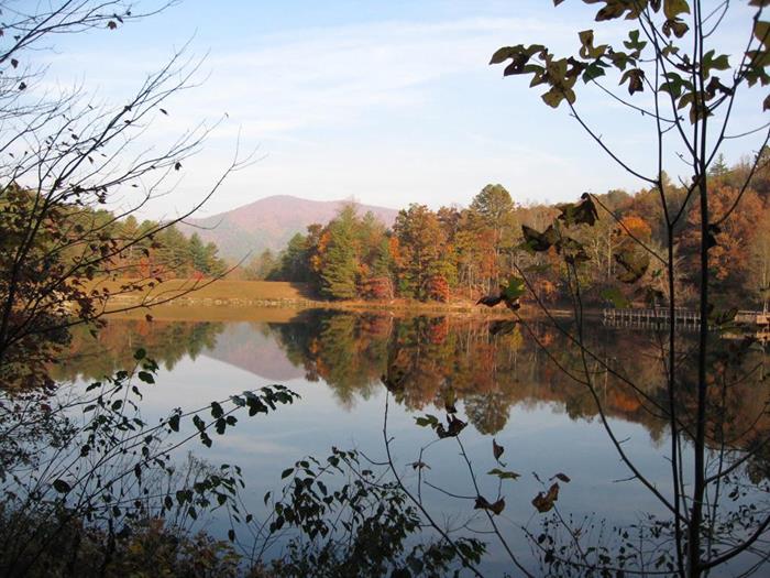 Beautiful reflections on Black Rock Lake!