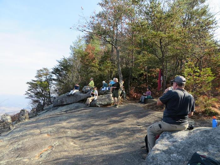 Lunchtime at Lookoff Mt.