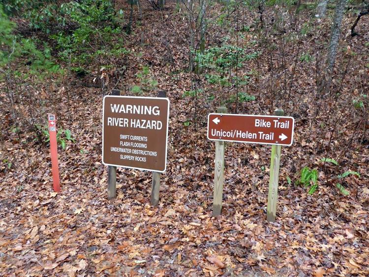 The trails are very well marked.