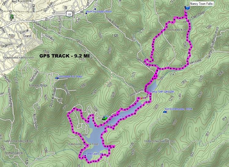 Our path today.