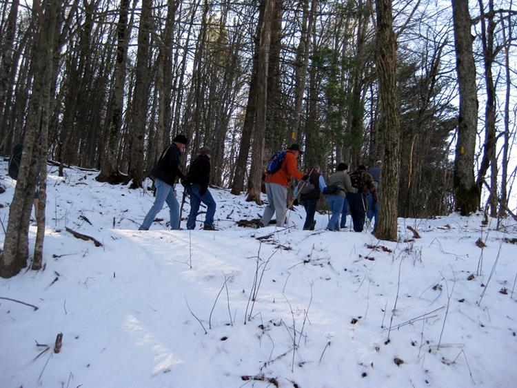 The Bartram Trail is mostly uphill to the A.T.