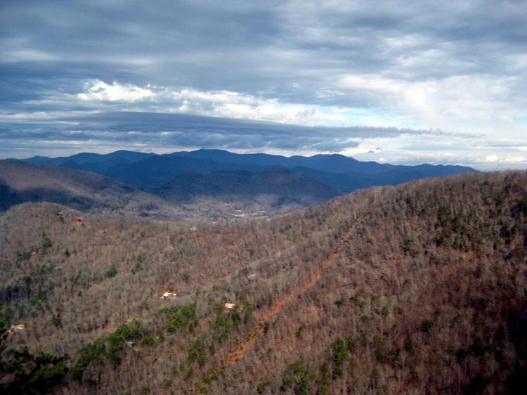 You can see well into the NC mountains!