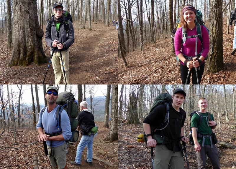 We met 11 thru-hikers headed for Maine!