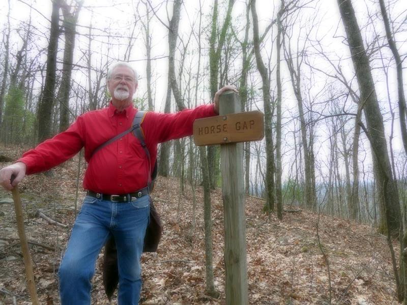 We finally came down the mountain to Horse Gap.