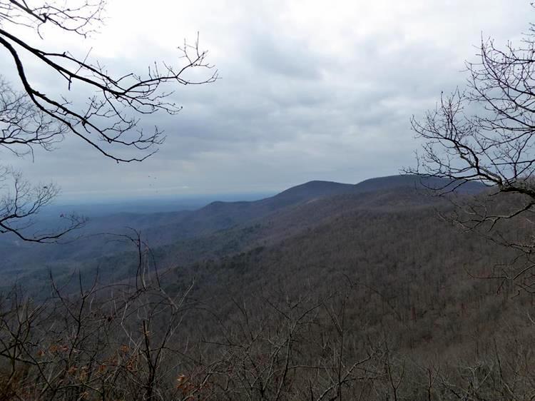 This section of the A.T. has continuous mountain views!