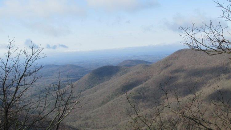 Beautiful views all along the trail today!