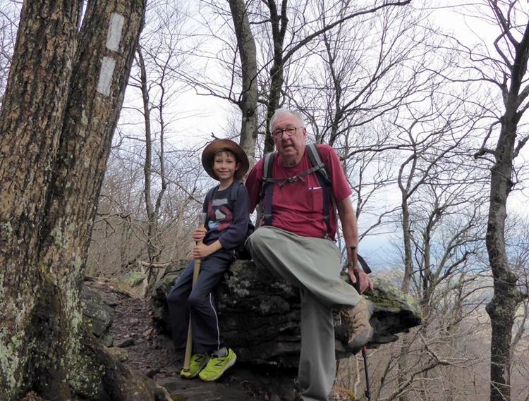 Huck and Grandpa Tim