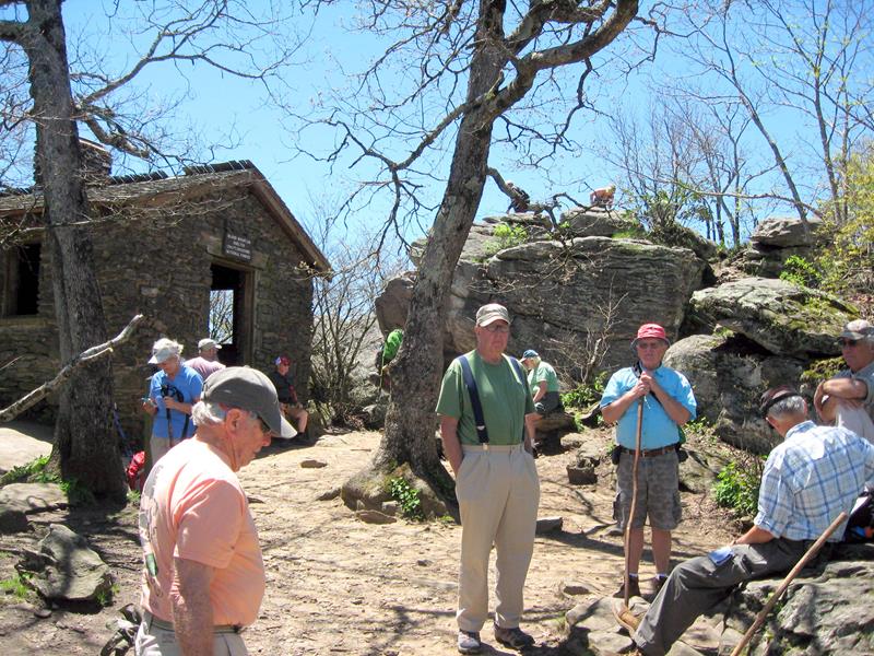 The summit of Blood Mountain!