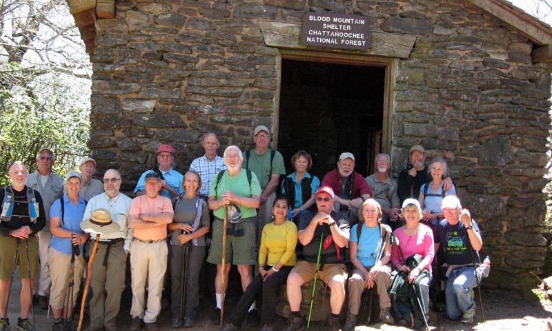 The OFHC gang for today's hike (l-r)Stephen Gales, Bill Hunt, Linda Schultz, Phil Brownrigg, Gary King, Vic Robson, Joe Collins, Terre Pratt, Mike Bell, Whitney Hutchinson, Tim Hale, Trushna Nadig, Renee Corbett, Ray Clark, Bob Magee, Angela Evans, John Anderson, Beth McDonald, Jack Wintle, Carole Wintle and Tony Presley.