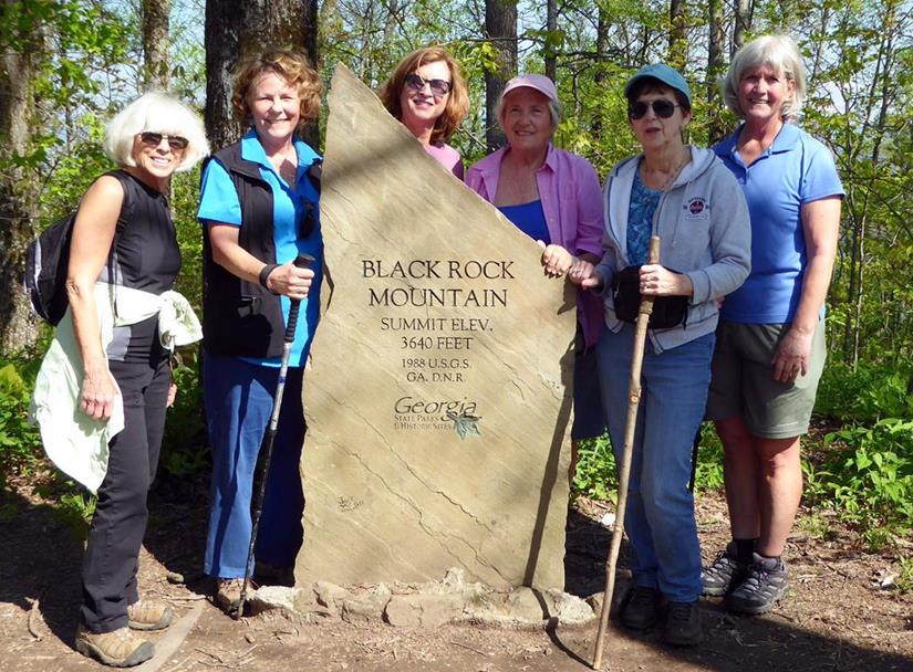 The summit of Black Rock Mountain.