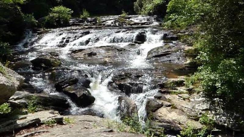 Beautiful shoal area above Panther Creek Falls!
