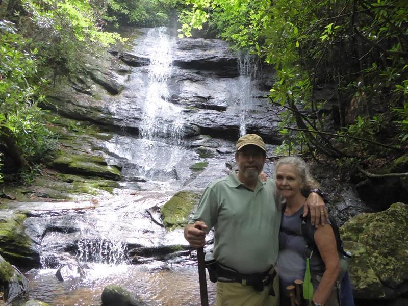 Photo-op at Ranger Falls!