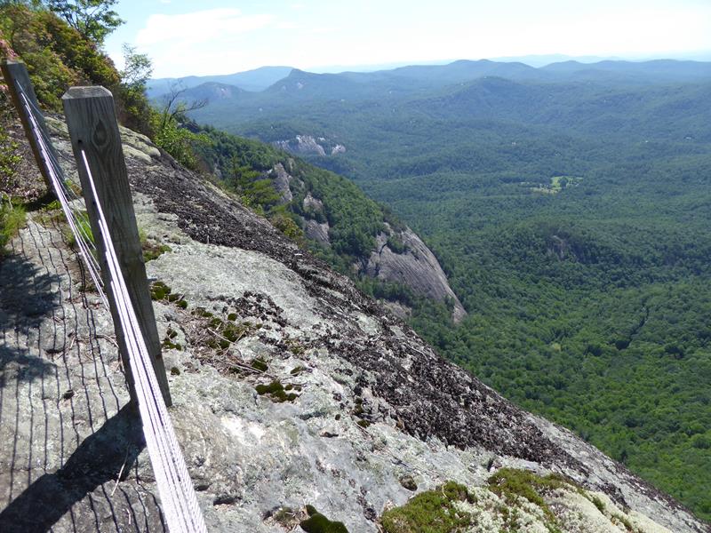 Breathtaking views of the rock cliffs where Peregrine Falcons roost!