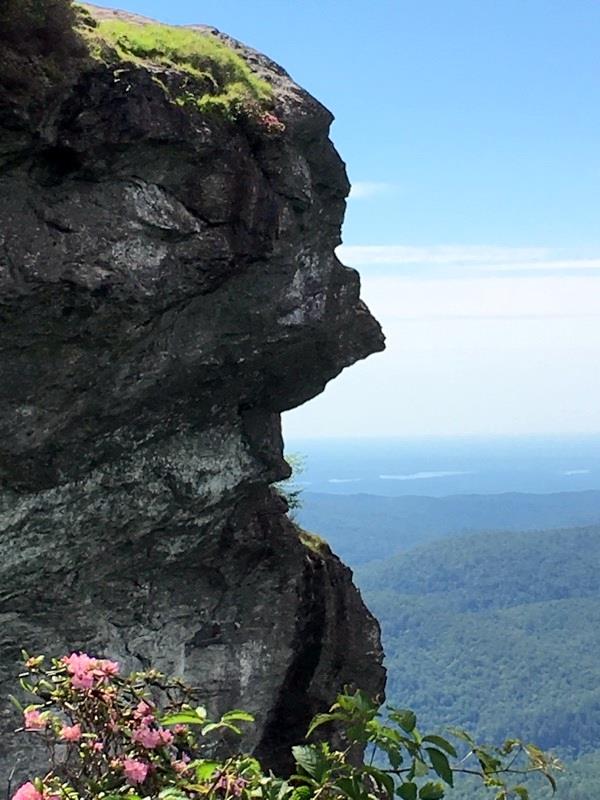 Spectacular Rock Face on a short side trail.
