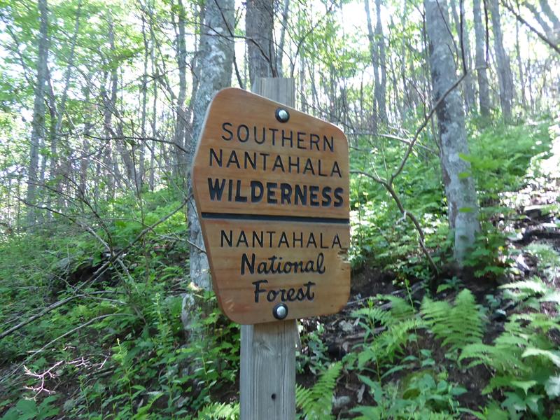 Early into the hike, we enter the Wilderness Area.