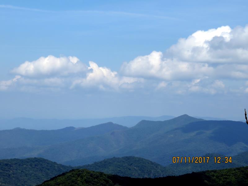 The views are great at elevations above 5,000 ft.