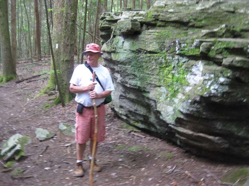 Lots of giant boulders along the trail.