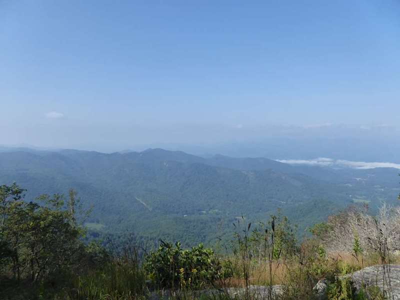Hazy view from Jones Knob